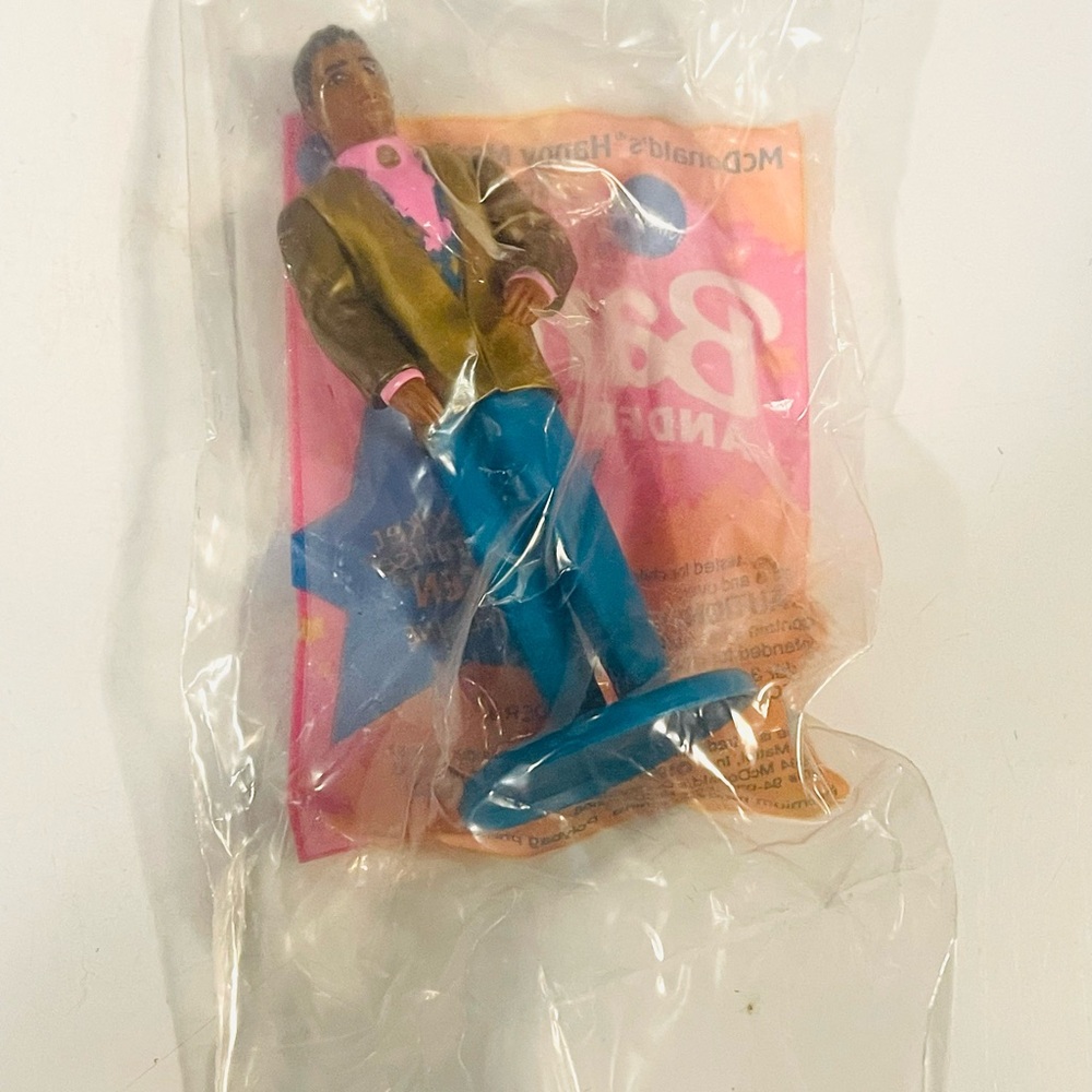 Vintage Unopened Barbie 1994 McDonald’s Happy Meal Ken Figurine – (Black Ken)